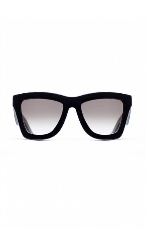 valley db sunglasses black gloss gradient lens