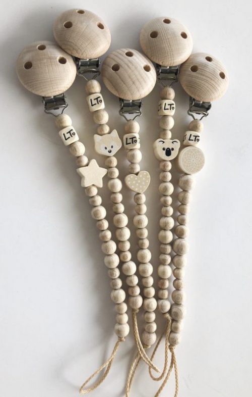 LUNA TREASURES RAW WOODEN BOHO SOOTHER CHAINS