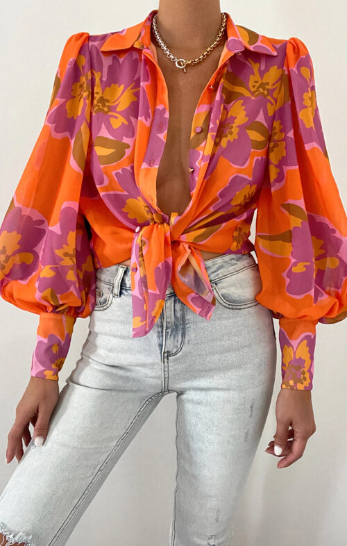 RUNAWAY FLEETWOOD BLOUSE ORCHID
