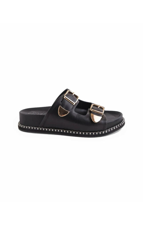 GOLDIE THE LABEL SUKI SLIDE BLACK