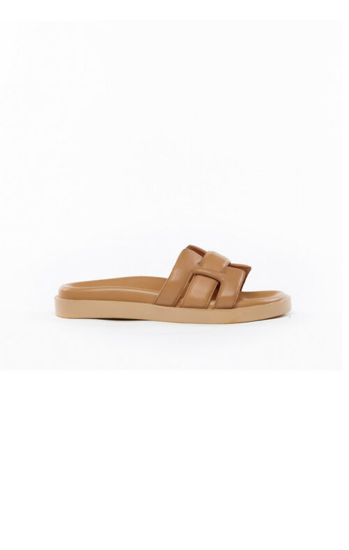 ELYSON CAPRI SLIDE TAN