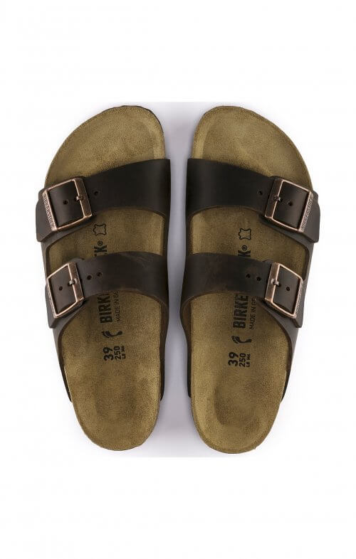 BIRKENSTOCK ARIZONA HABANA OILED LEATHER