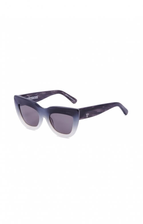 VALLEY MARMONT SUNGLASSES COAL BLACK TO WHITE FADE