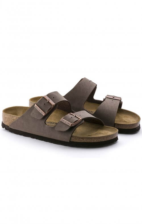 BIRKENSTOCK ARIZONA MOCCA BIRKO NUBUCK