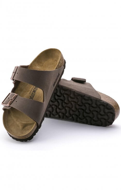 BIRKENSTOCK ARIZONA MOCCA BIRKO NUBUCK
