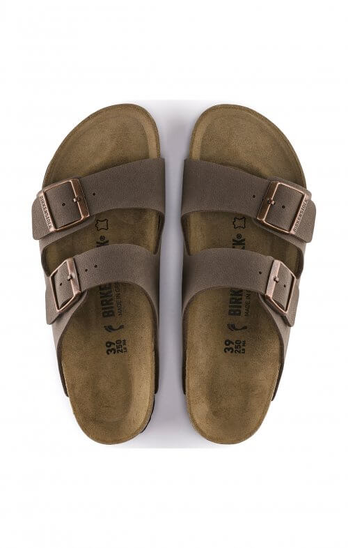 BIRKENSTOCK ARIZONA MOCCA BIRKO NUBUCK