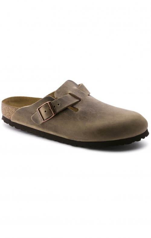 birkenstock boston oiled leather tobacco