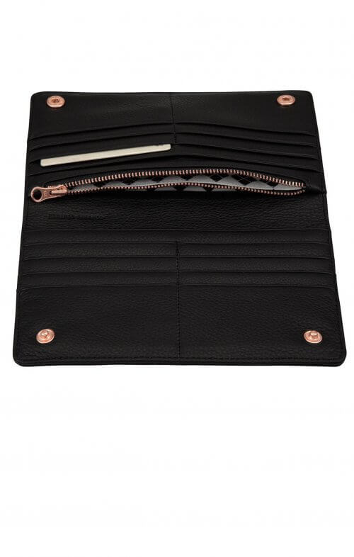 STATUS ANXIETY TRIPLE THREAT WALLET BLACK