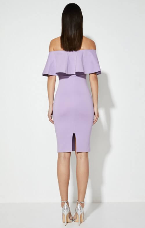 MOSSMAN KISS AND TELL DRESS LILAC