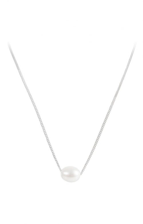 FAIRLEY NECKLACE PEARL TEARDROP SILVER