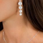 FAIRLEY NECKLACE PEARL TEARDROP SILVER LARGE SS493PS