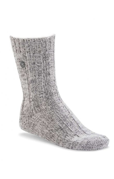 BIRKENSTOCK SOCKS COTTON TWIST LIGHT GREY