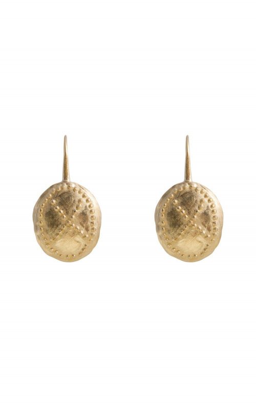 FAIRLEY EARRINGS WARRIOR GOLD