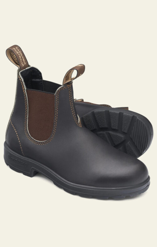 BLUNDSTONE 500 CHELSEA BOOT STOUT BROWN