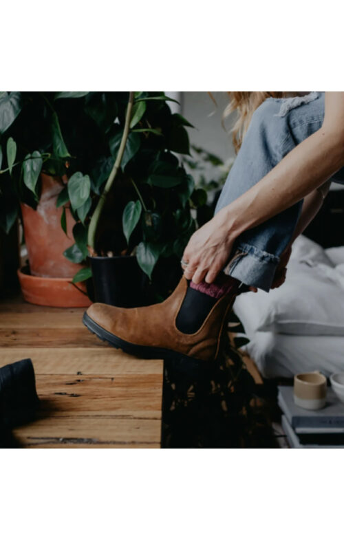 BLUNDSTONE 1911 CHELSEA TOBACCO SUEDE