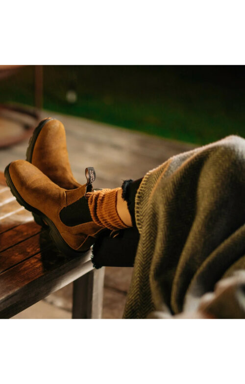 BLUNDSTONE 1911 CHELSEA TOBACCO SUEDE