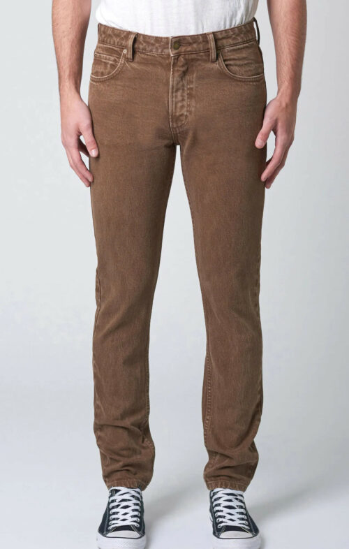 ROLLAS MEN JEANS TIM SLIMS COAST BROWN