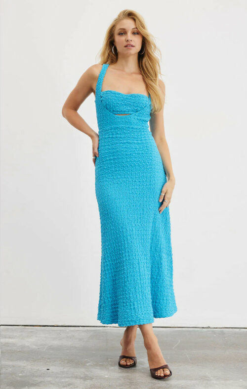 SOVERE KAYA DRESS PACIFIC BLUE