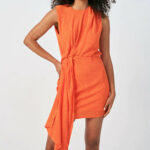 SOVERE EVOKE MINI DRESS MARMALADE