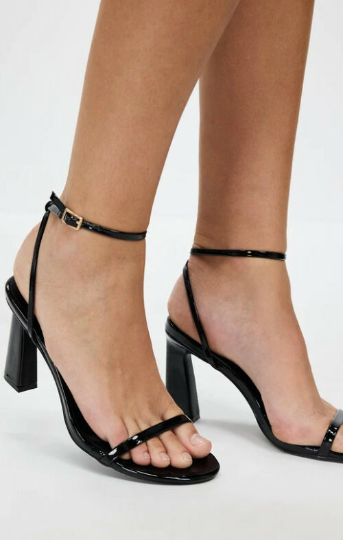 BILLINI TABATHA HEEL PATENT BLACK