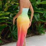 RUNAWAY MALIBU MIDI DRESS MULTI
