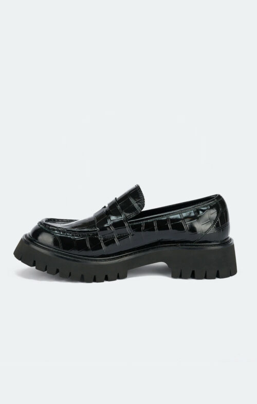 SOL SANA MARITIME LOAFER BLACK CROC