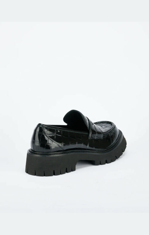 SOL SANA MARITIME LOAFER BLACK CROC