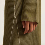 NUDE LUCY GAIA KNIT DRESS OLIVE