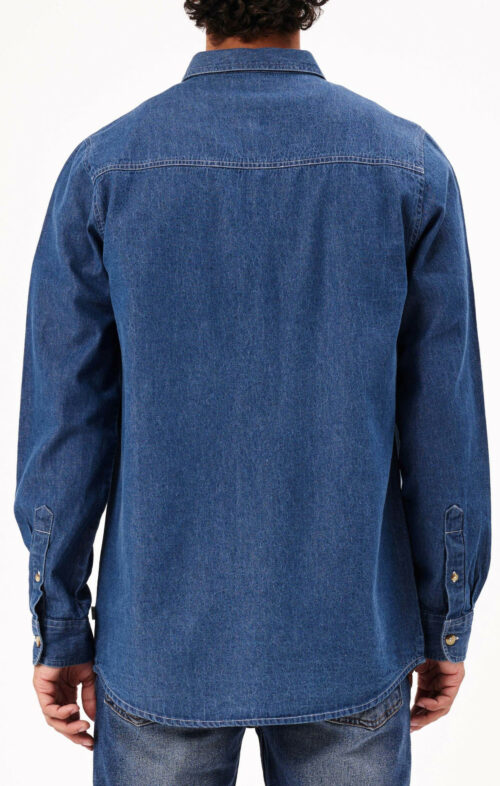 ROLLAS MEN SUNSET DENIM SHIRT BLUE