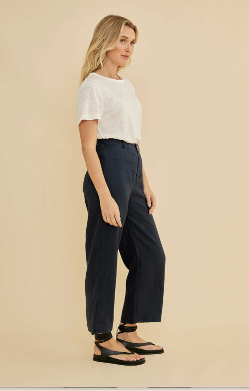 AMELIUS BAROSSA LINEN PANT NAVY