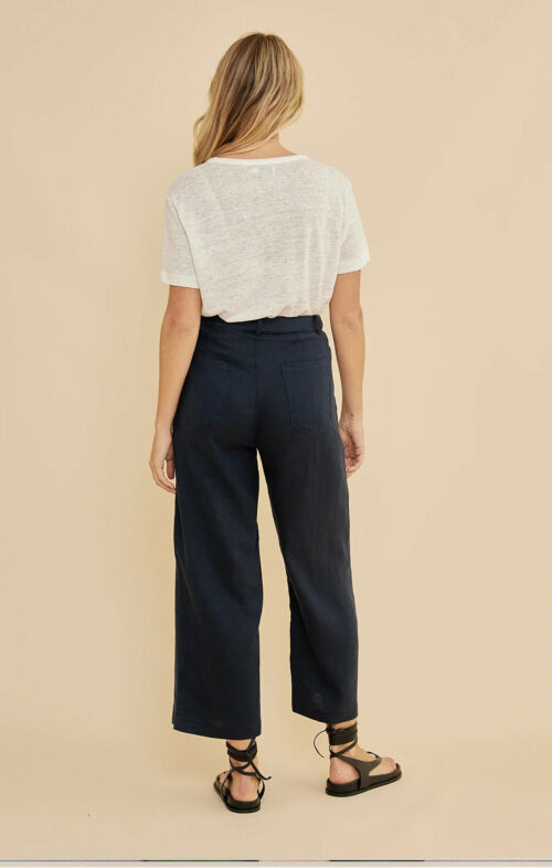 AMELIUS BAROSSA LINEN PANT NAVY