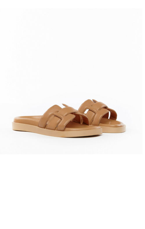 ELYSON CAPRI SLIDE TAN