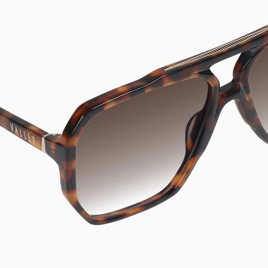 VALLEY RODEO DARK TORTOISE SUNGLASSES