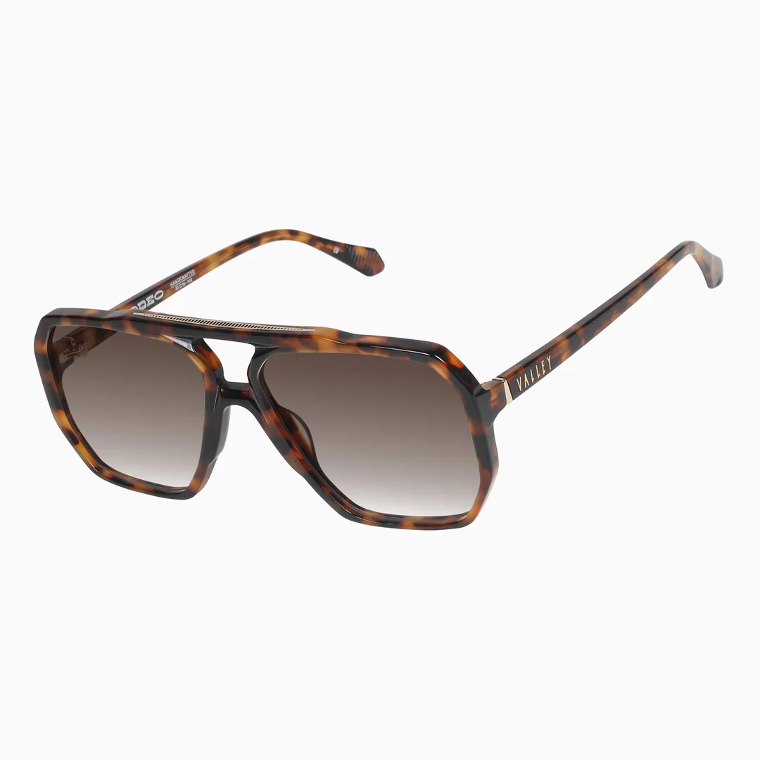 VALLEY RODEO DARK TORTOISE SUNGLASSES