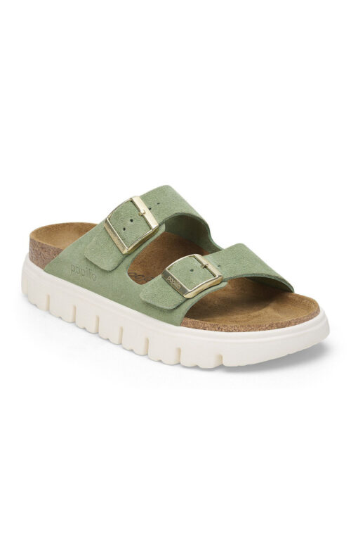 BIRKENSTOCK ARIZONA CHUNKY GREEN TEA PAPILLIO