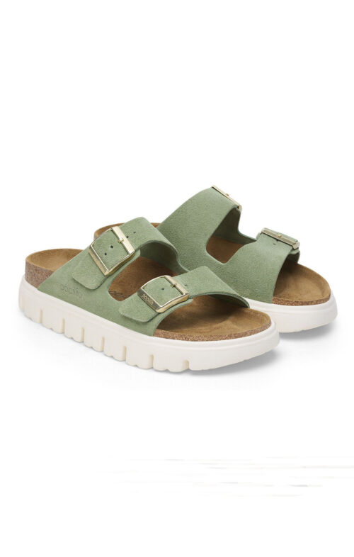 BIRKENSTOCK ARIZONA CHUNKY GREEN TEA PAPILLIO