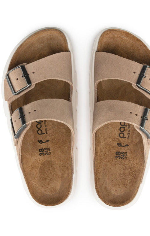 BIRKENSTOCK ARIZONA CHUNKY WARM SAND PAPILLIO