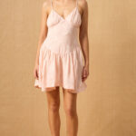 MON RENN PISCES MINI DRESS BLUSH PINK