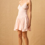 MON RENN PISCES MINI DRESS BLUSH PINK