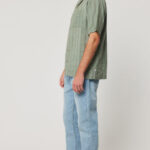 ROLLAS MEN BOWLER SEERSUCKER SHIRT MOSS