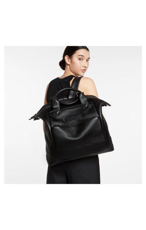 STATUS ANXIETY COMES IN WAVES BAG BLACK