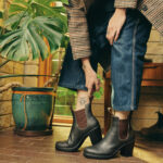 BLUNDSTONE 2366 HEEL BOOT STOUT BROWN