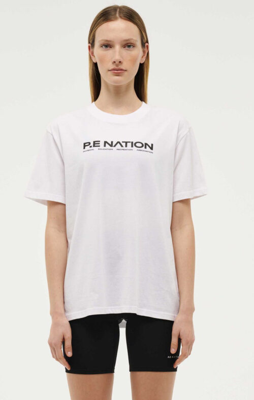 PE NATION AERO SS TEE OPTIC WHITE