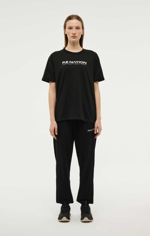 PE NATION AERO SS TEE BLACK