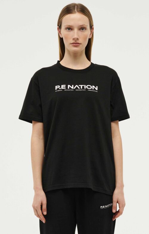 PE NATION AERO SS TEE BLACK