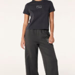 PE NATION KITE TEE WASHED BLACK