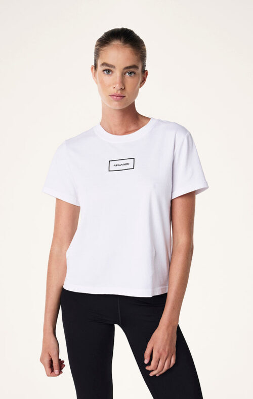 PE NATION KITE TEE OPTIC WHITE