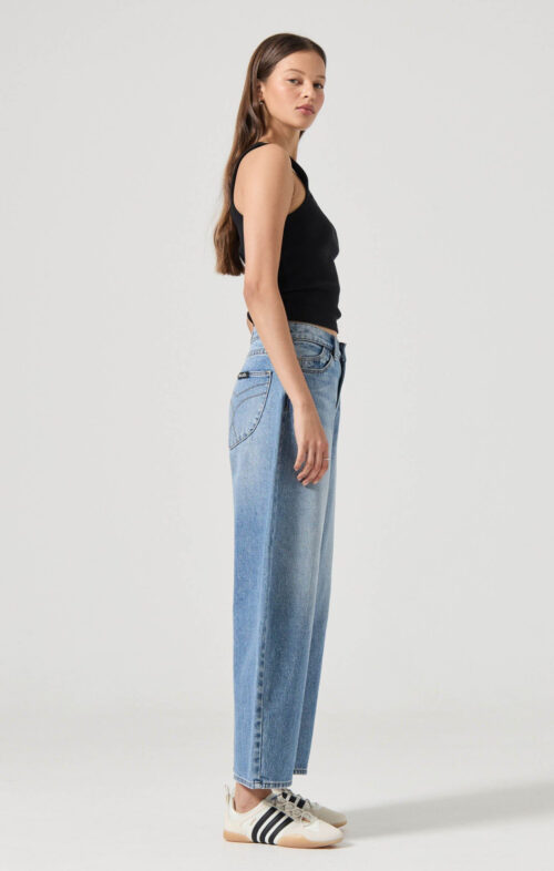 ROLLAS GIGI BARREL JEANS BRAD BLUE