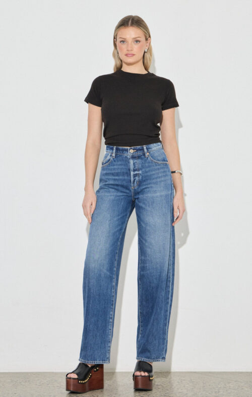 ROLLAS GIGI BARREL JEANS PARIS TEXAS TURN UP