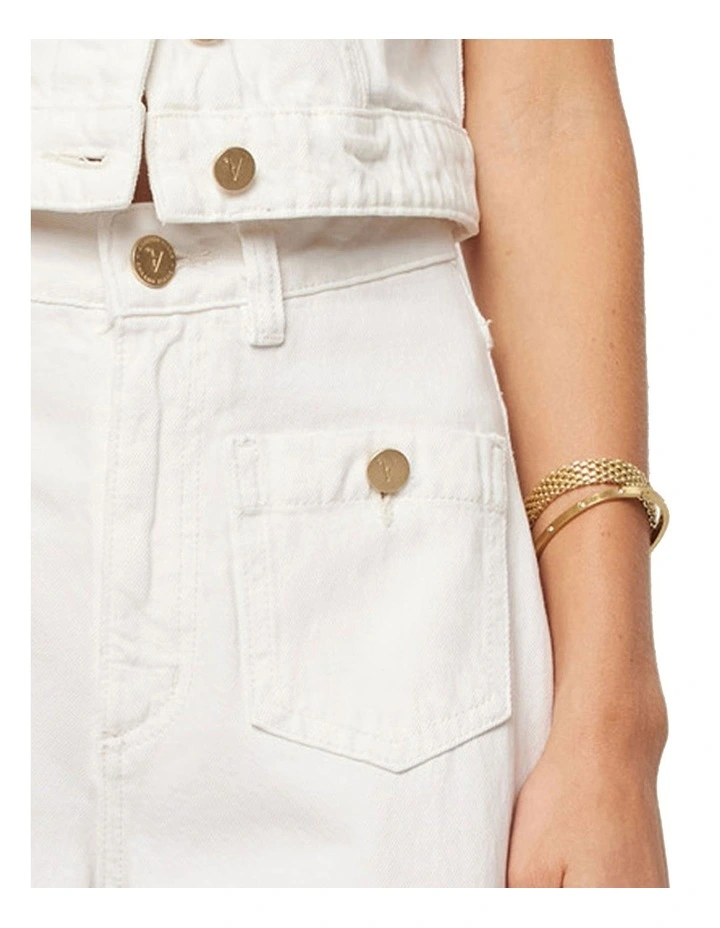 ABRAND 94 SUPER WIDE JEANS WHITE GOLD